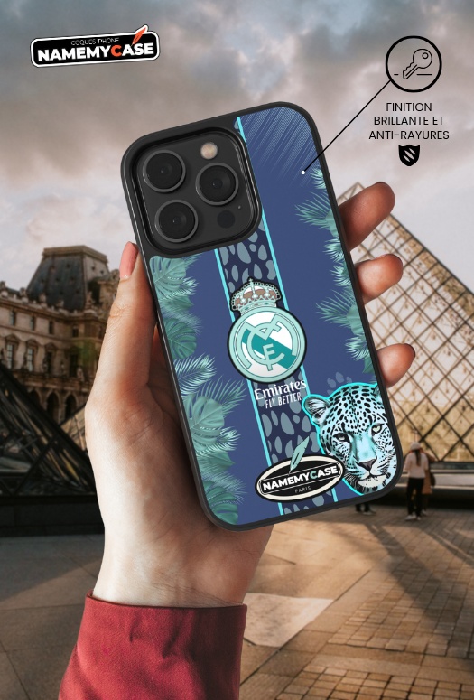 Coque iPhone - Real Madrid Bleu