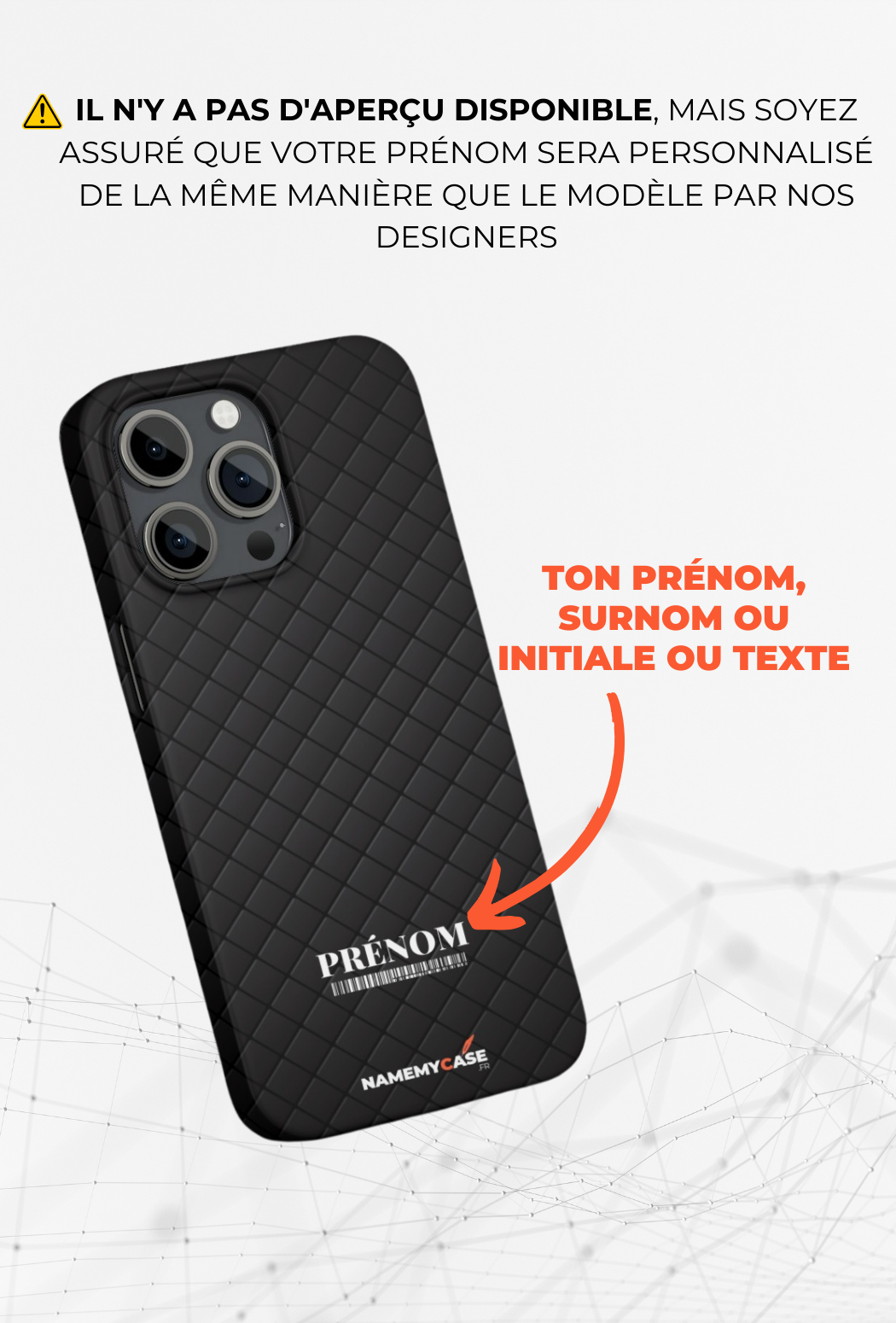 Black square - IPhone Coque Personnalisée