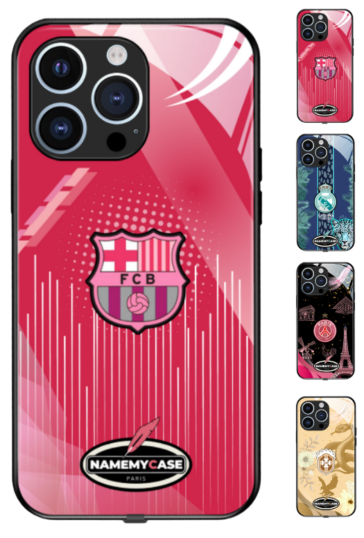 Coque iPhone - Fc Barcelone Rose