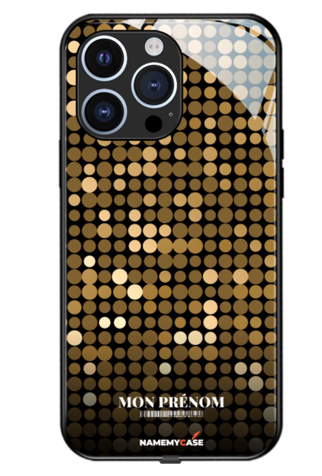Coque iPhone - Golden glam