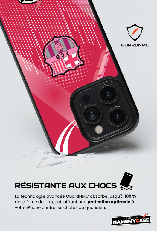 Coque iPhone - Fc Barcelone Rose