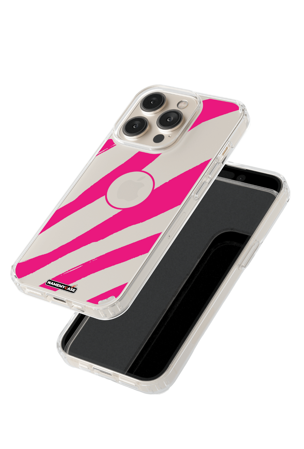 Coque iPhone Transparente - Rose Attack