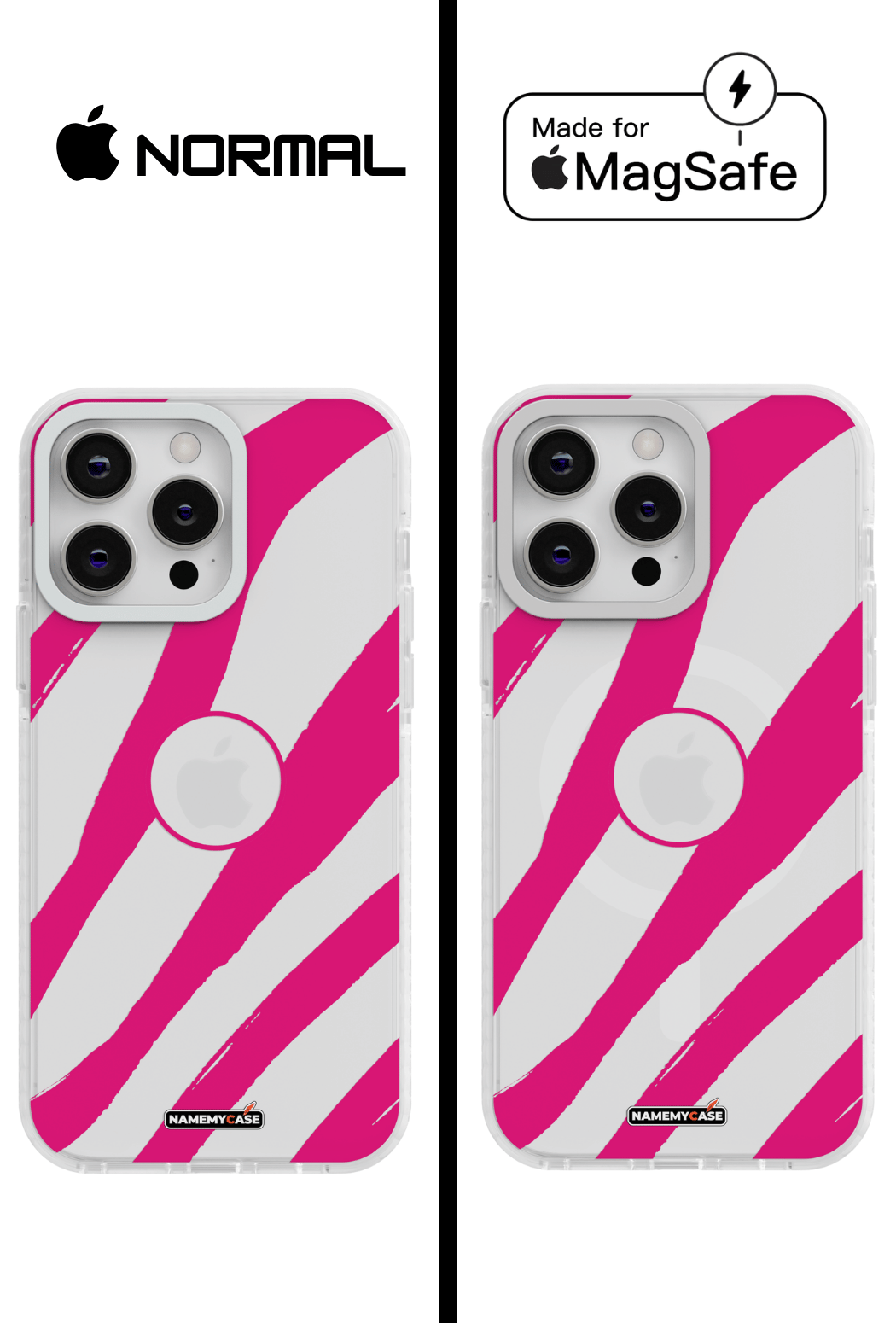 Coque iPhone Transparente - Rose Attack