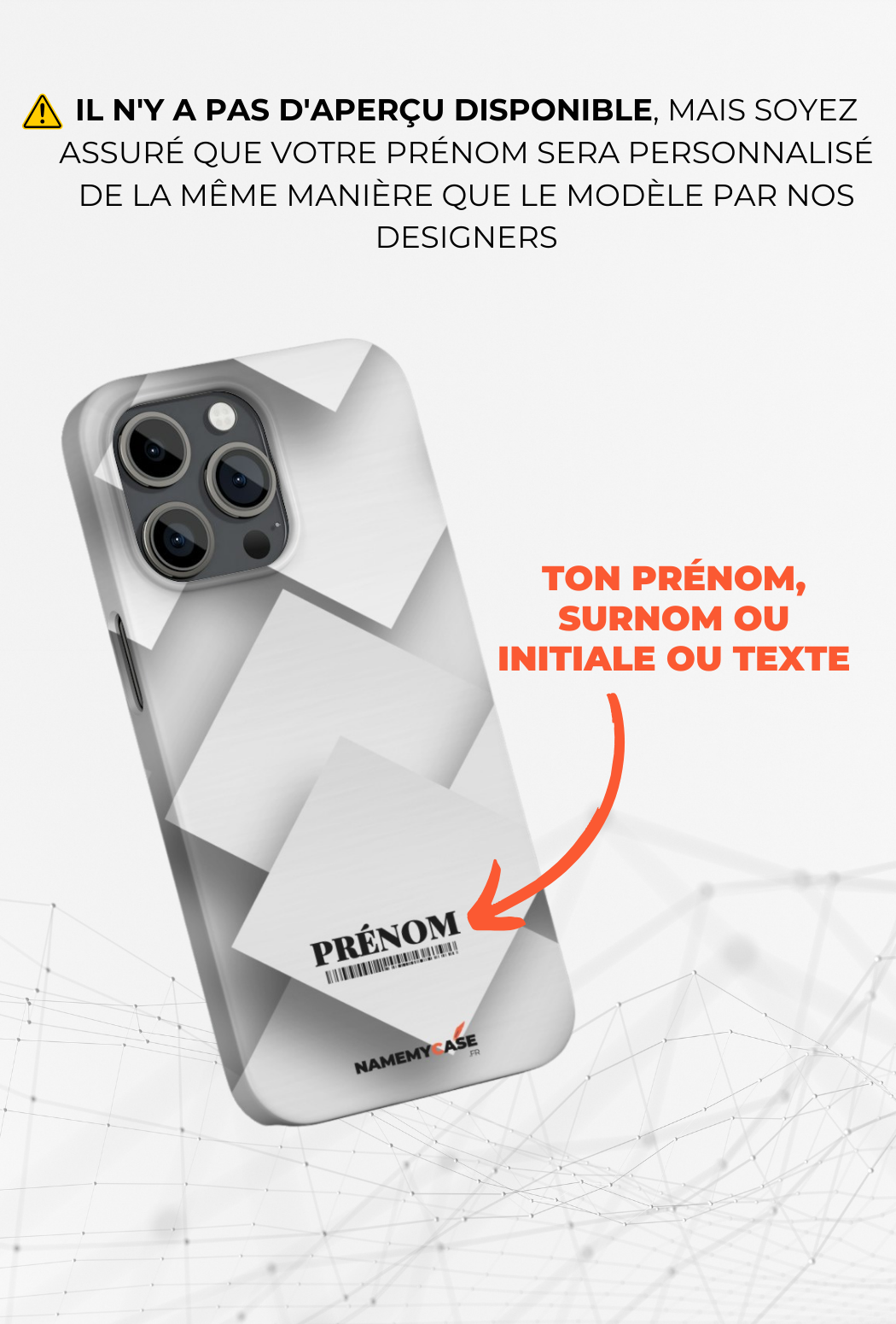 White cubes - IPhone Coque Personnalisée