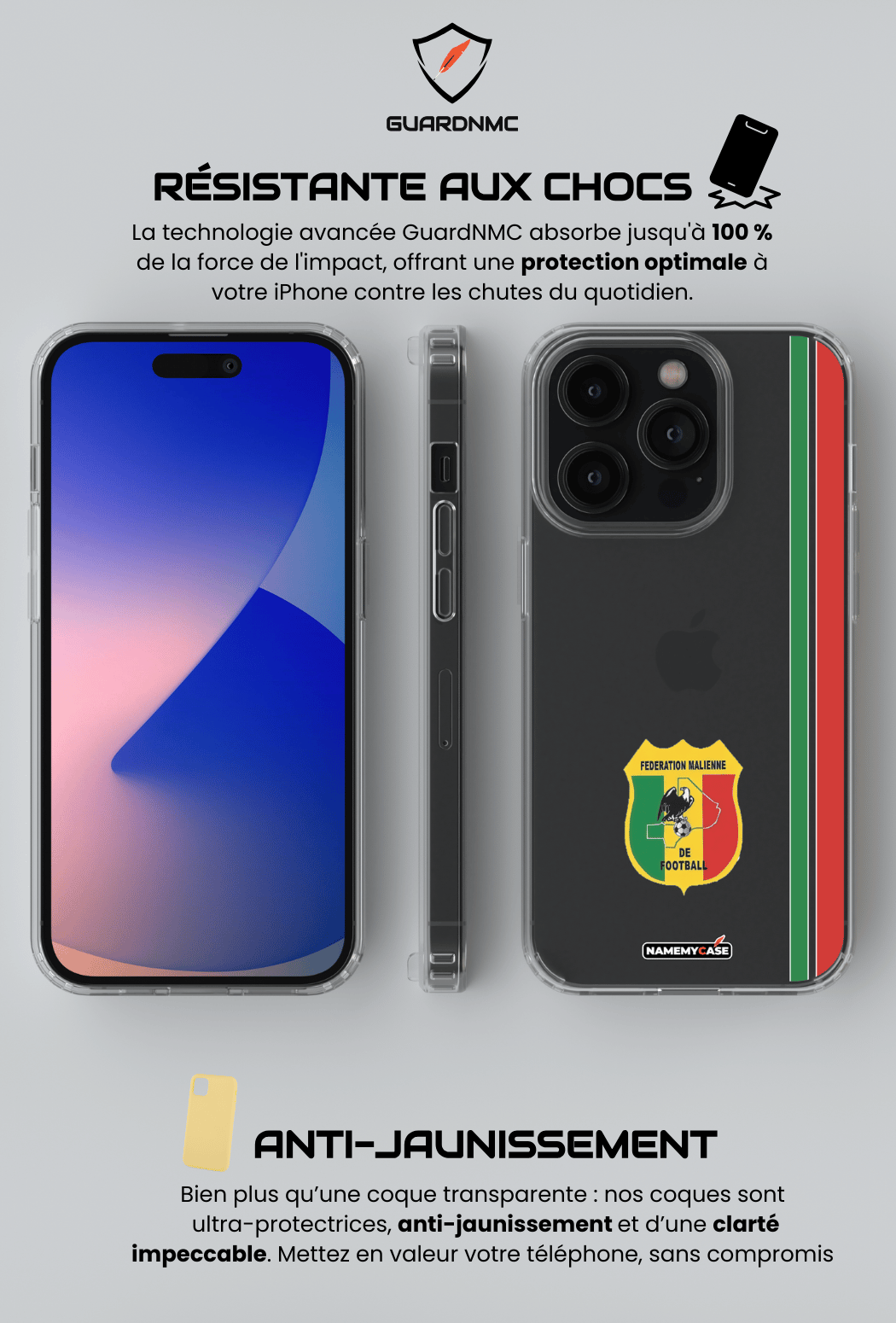 Coque iPhone Transparente - Mali