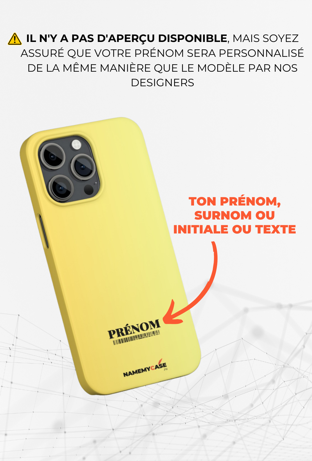 Yellow - IPhone Coque Personnalisée