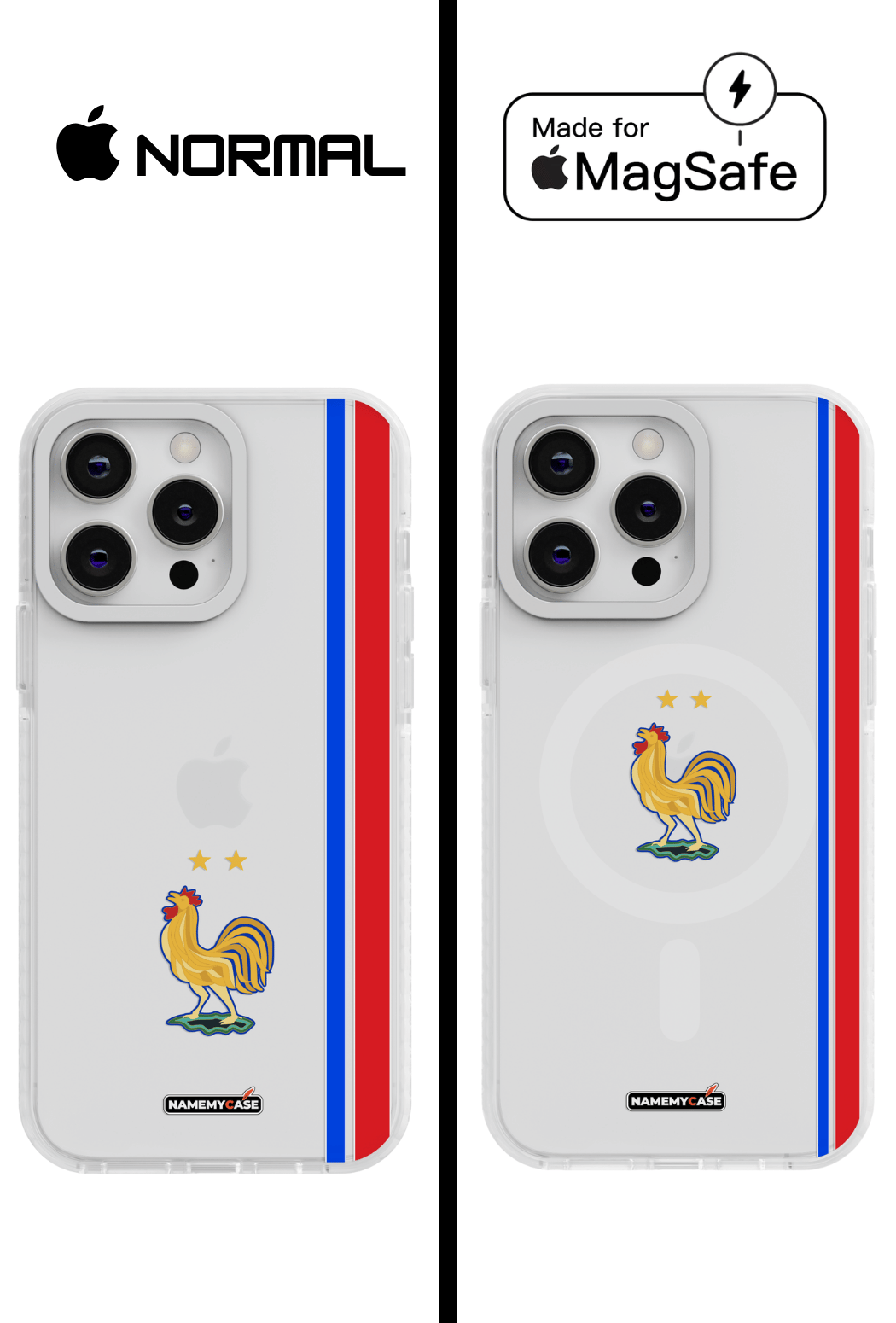 Coque iPhone Transparente - France