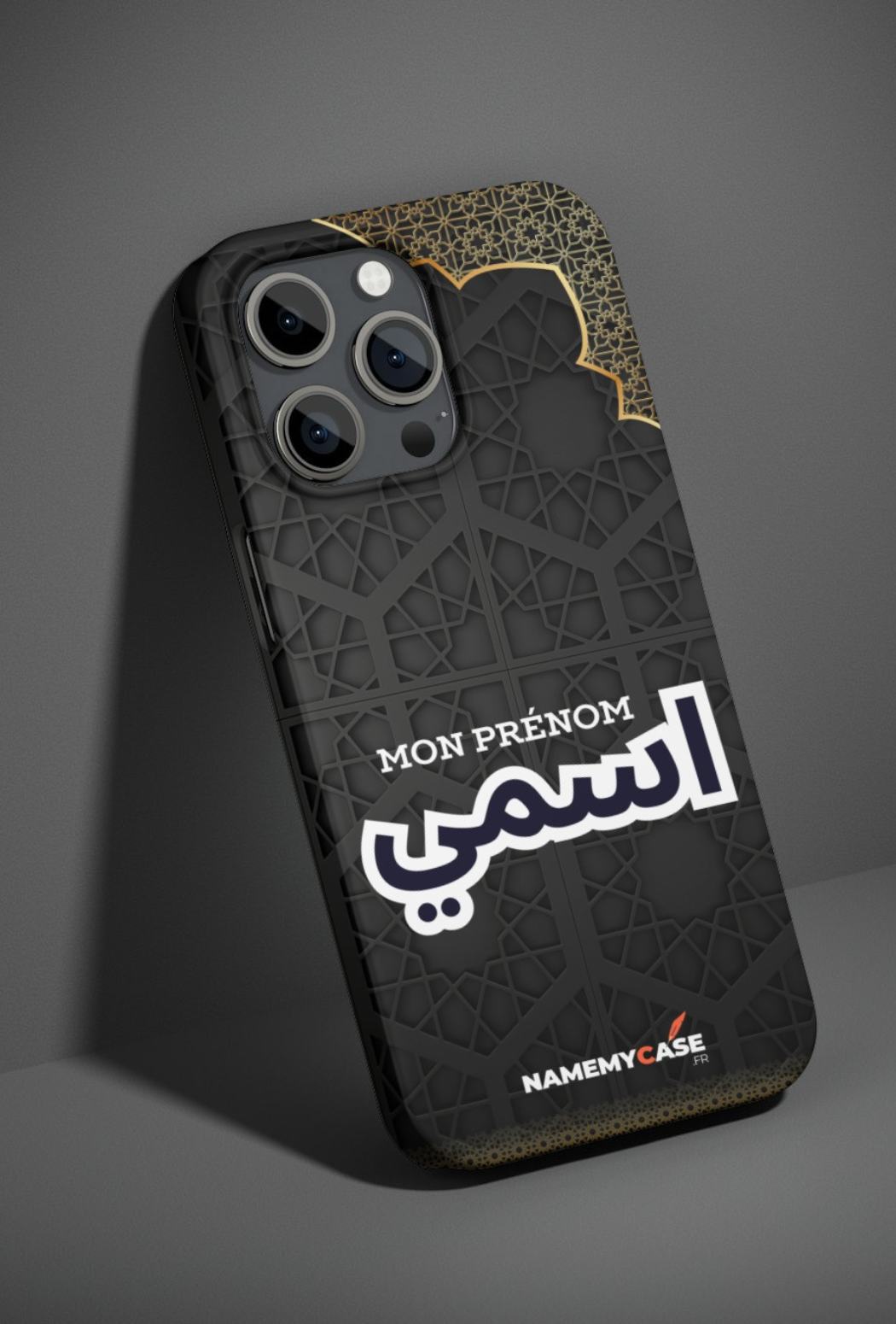 IPhone Coque Personnalisée - Black Gold 2