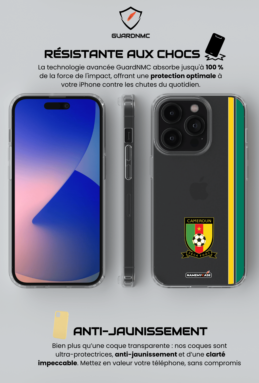 Coque iPhone Transparente - Cameroun