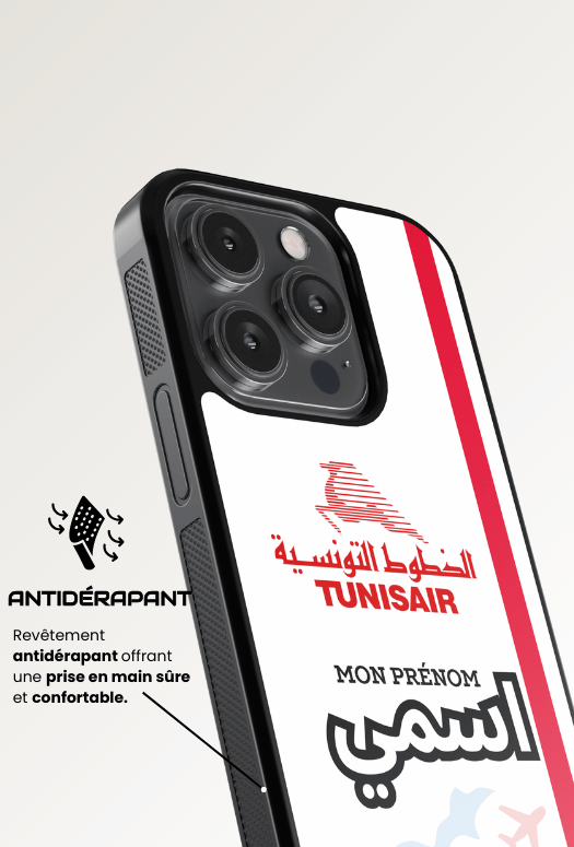 IPhone Coque Personnalisée - Tunisair White