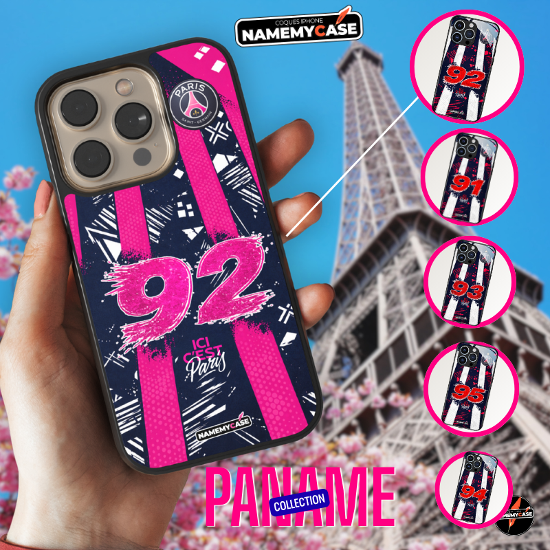 Coque iPhone - PInk Paname