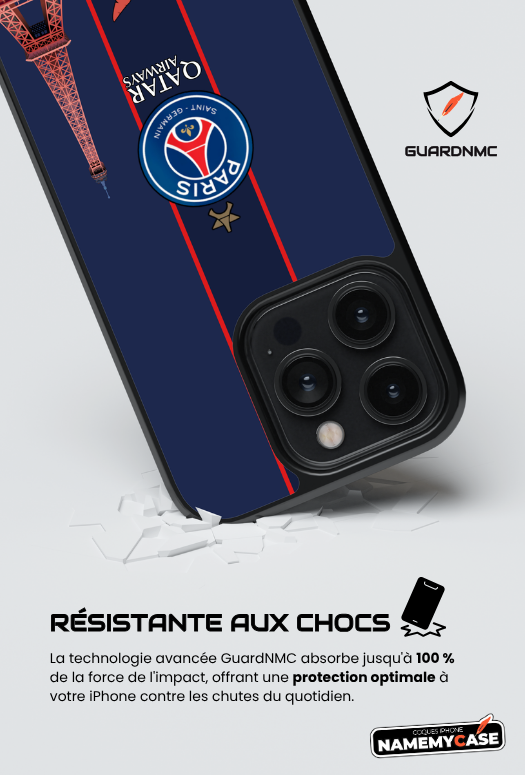 Coque iPhone - Psg Bleu Classique