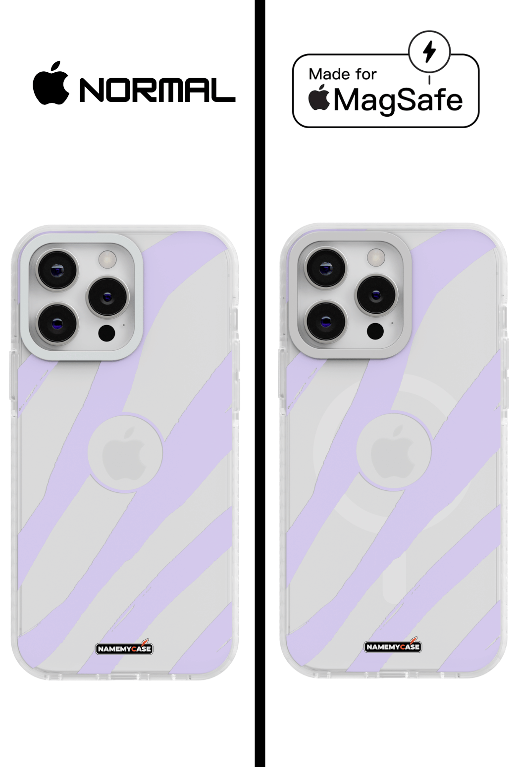 Coque iPhone Transparente - Lavande Attack