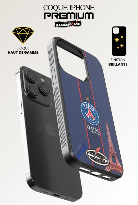Coque iPhone - Psg Bleu Classique