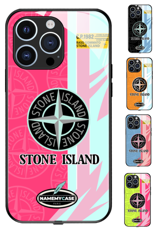 Coque iPhone - Stone Island Rose