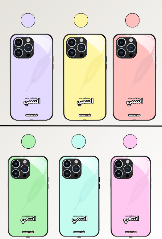 Coque iPhone - Oriental Rose pastel