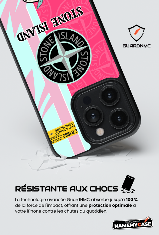 Coque iPhone - Stone Island Rose