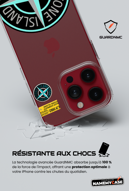 Coque iPhone - Stone Island Bleu