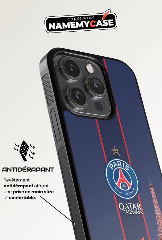 Coque iPhone - Psg Bleu Classique