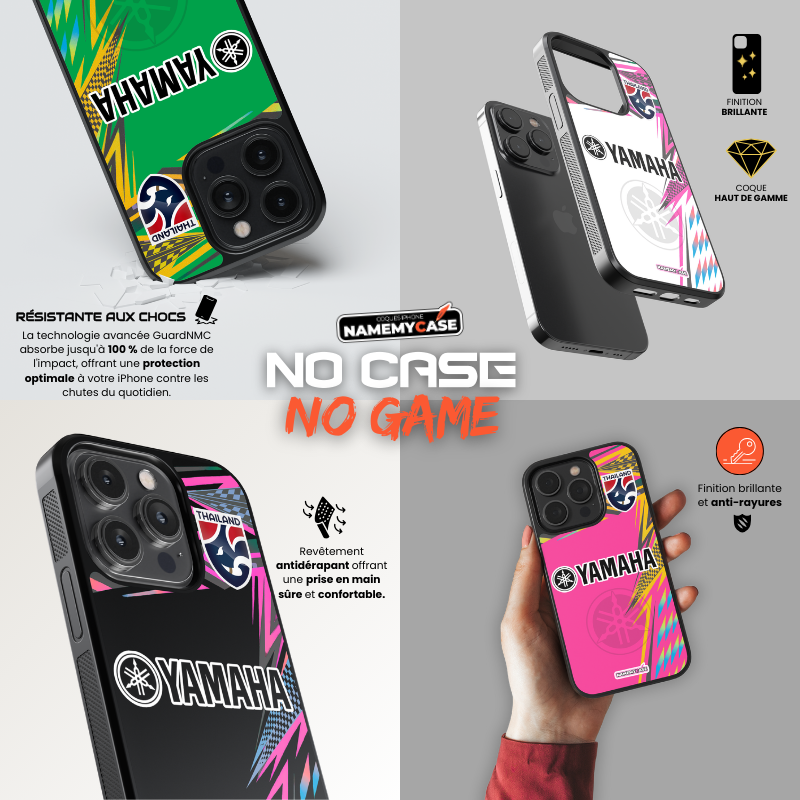 Coque iPhone - Maillot Thailande Noir