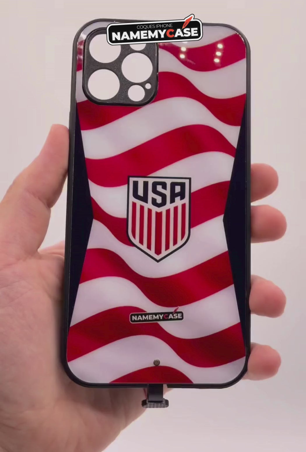 Coque iPhone LED - Maillot Coupe du Monde USA