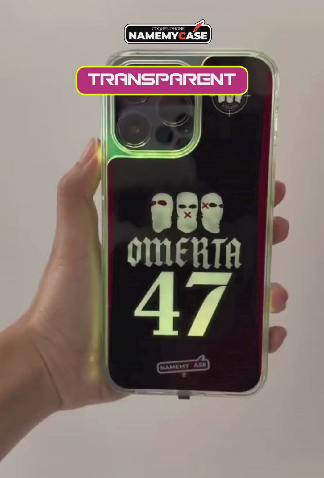 Coque iPhone LED - Omerta 47