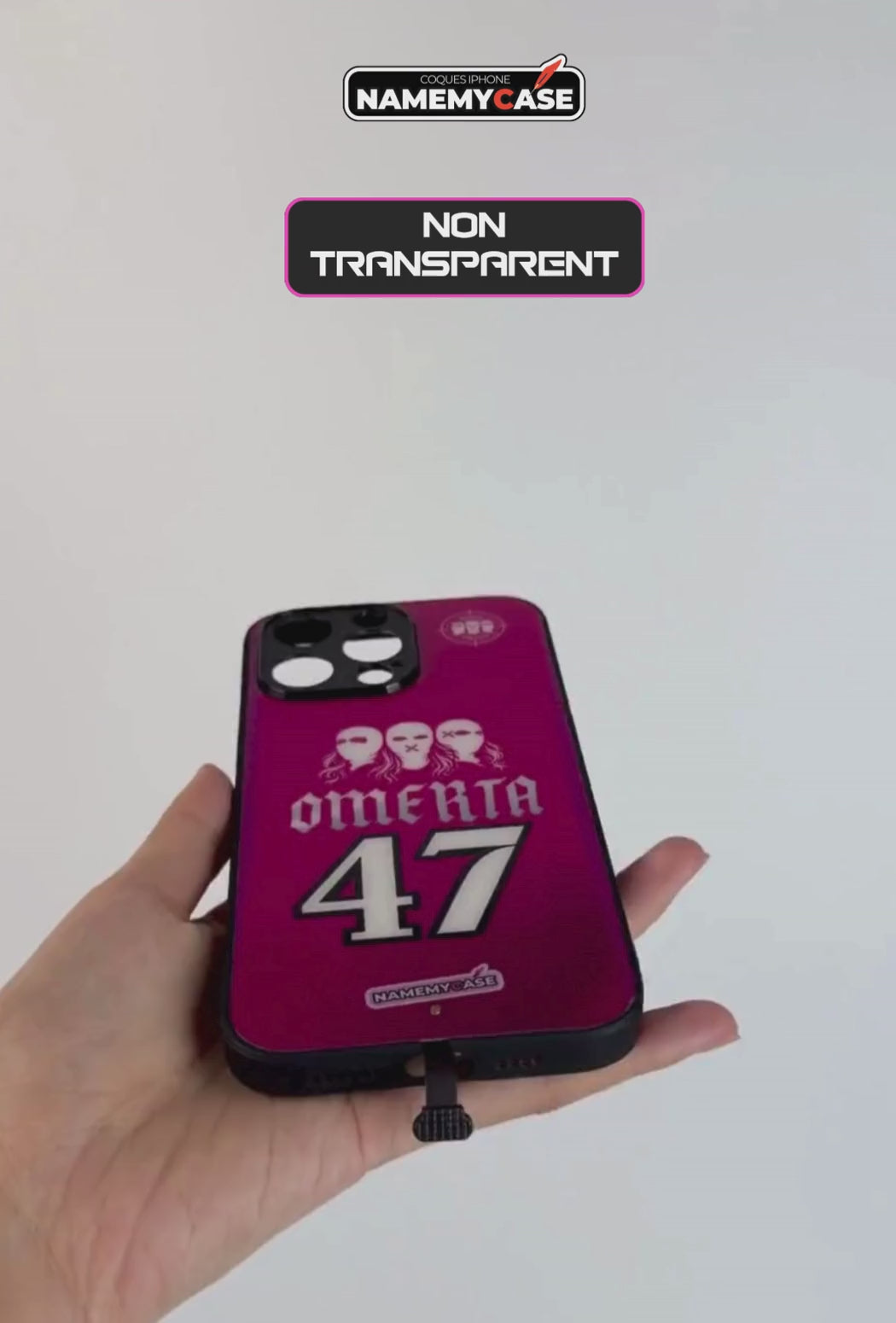 Coque iPhone LED - Omerta Rose