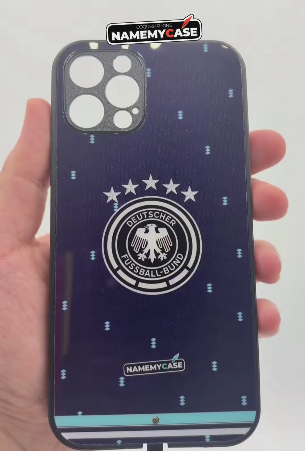 Coque iPhone LED - Maillot Coupe du Monde Allemagne