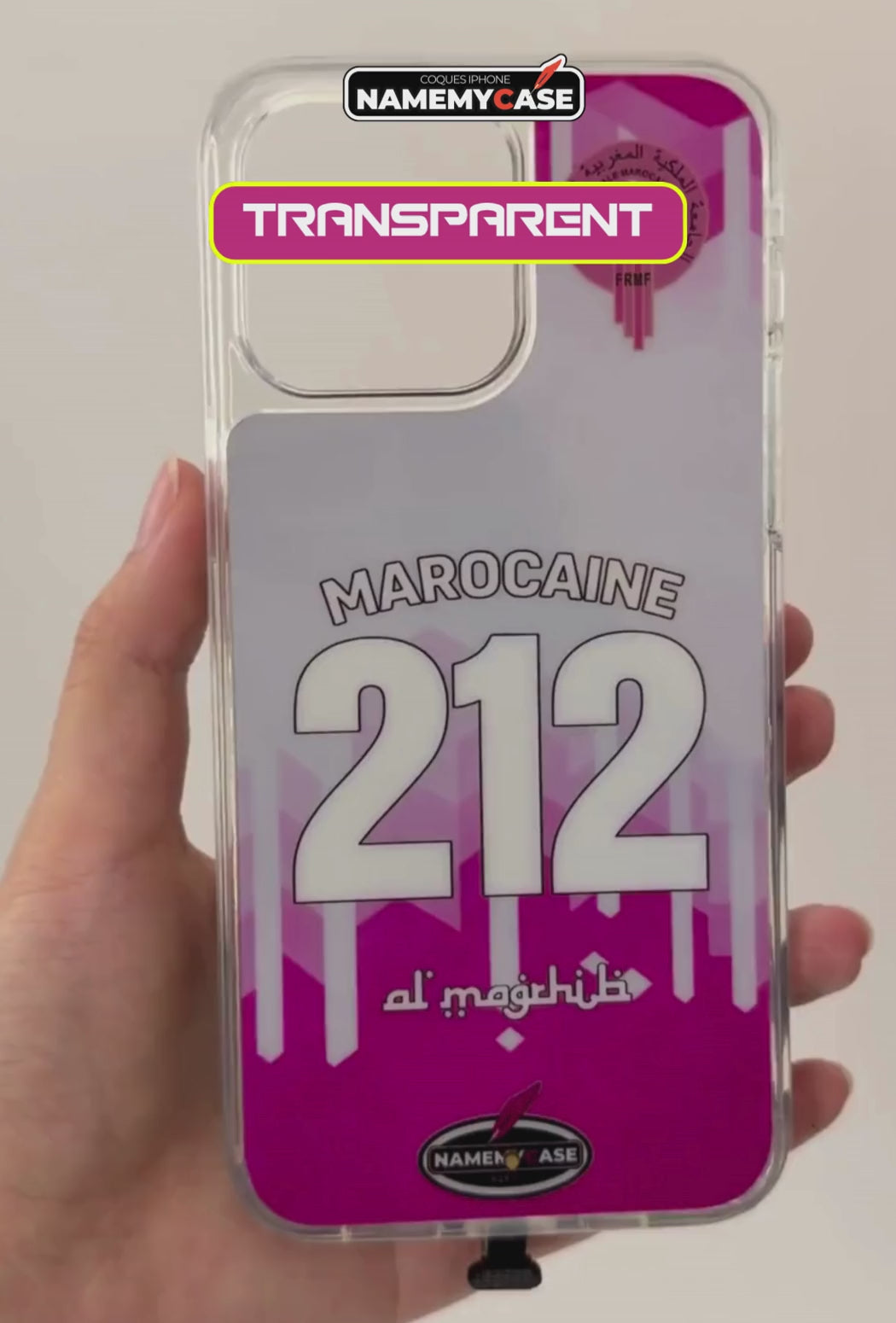 Coque iPhone LED - Marocaine 212