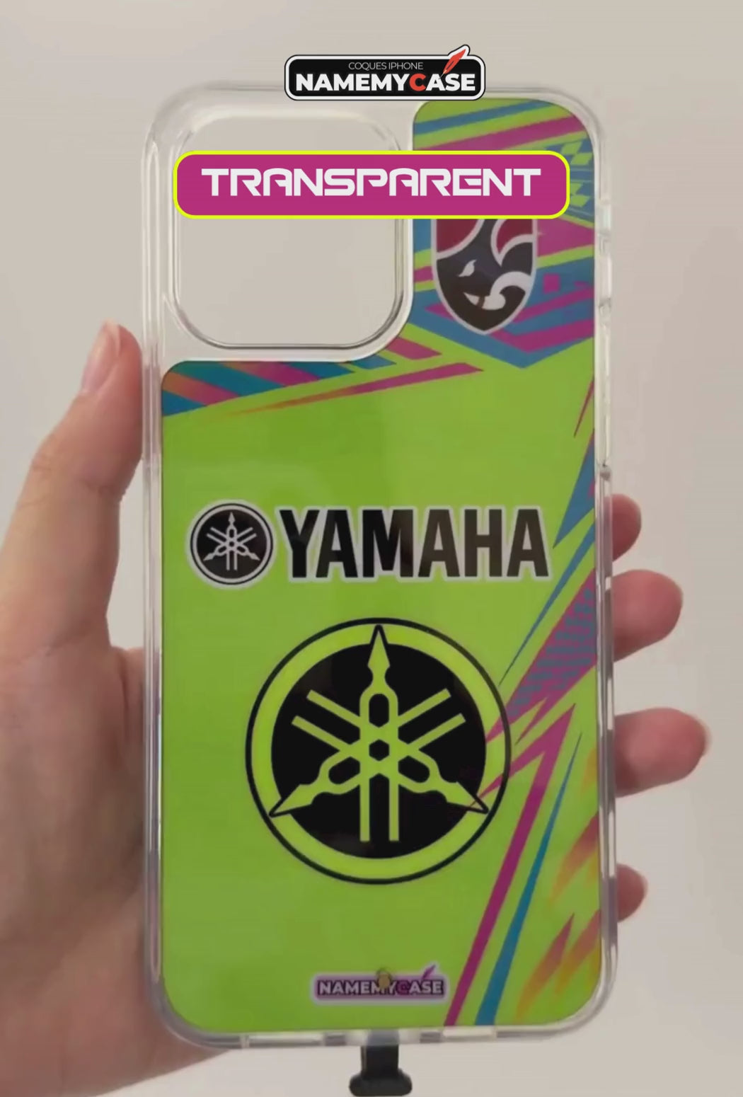 Coque iPhone LED - Yamaha Jaune