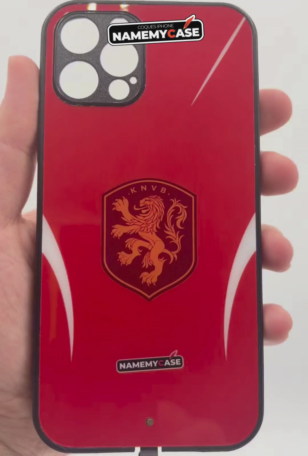 Coque iPhone LED - Maillot Coupe du Monde Pays-Bas