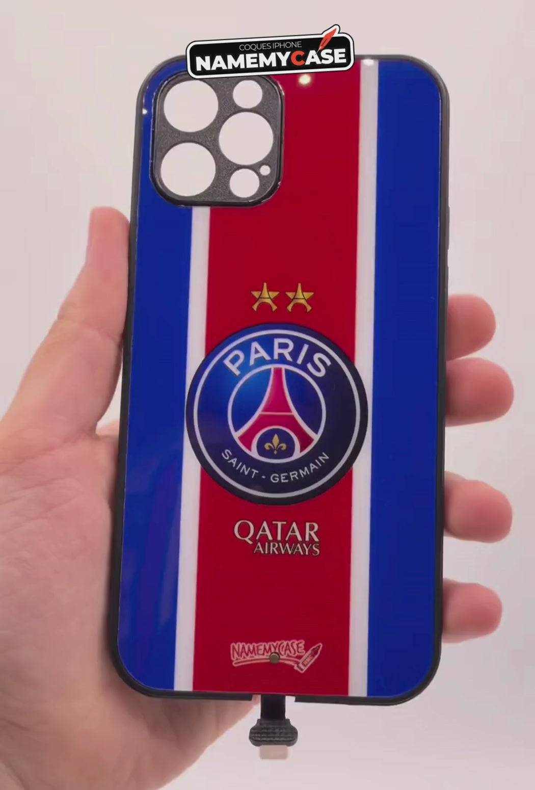 Coque iPhone LED - PSG Stadium