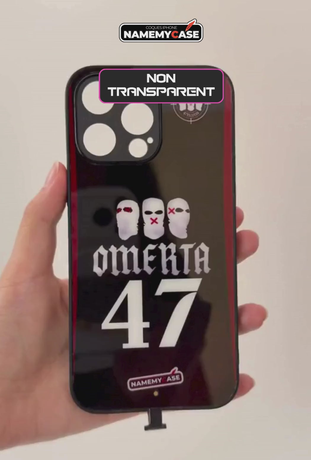 Coque iPhone LED - Omerta 47