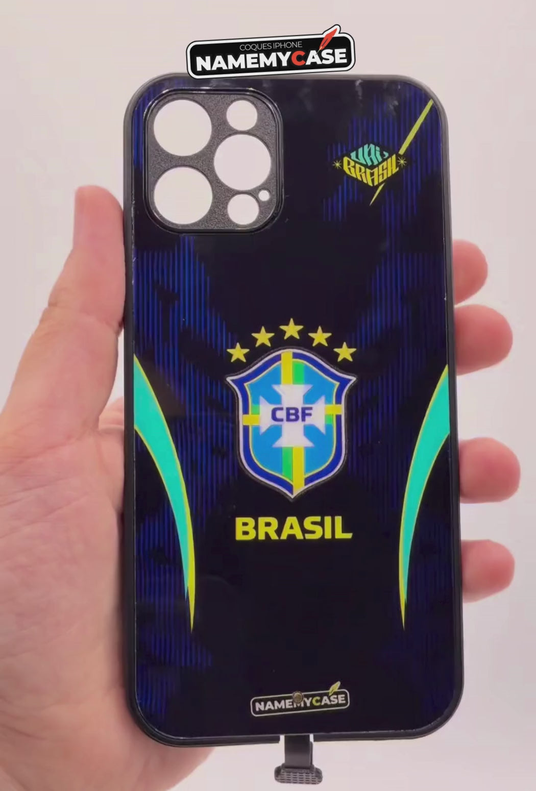 Coque iPhone LED - Maillot Coupe du Monde Bresil