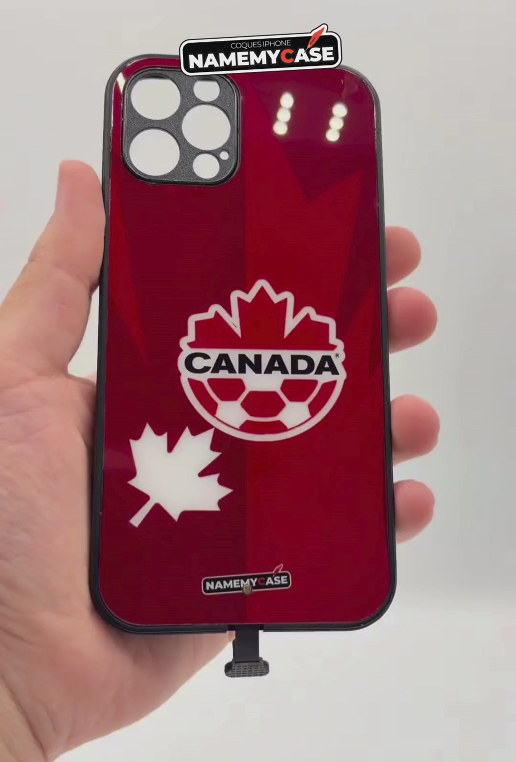 Coque iPhone LED - Maillot Coupe du Monde Canada